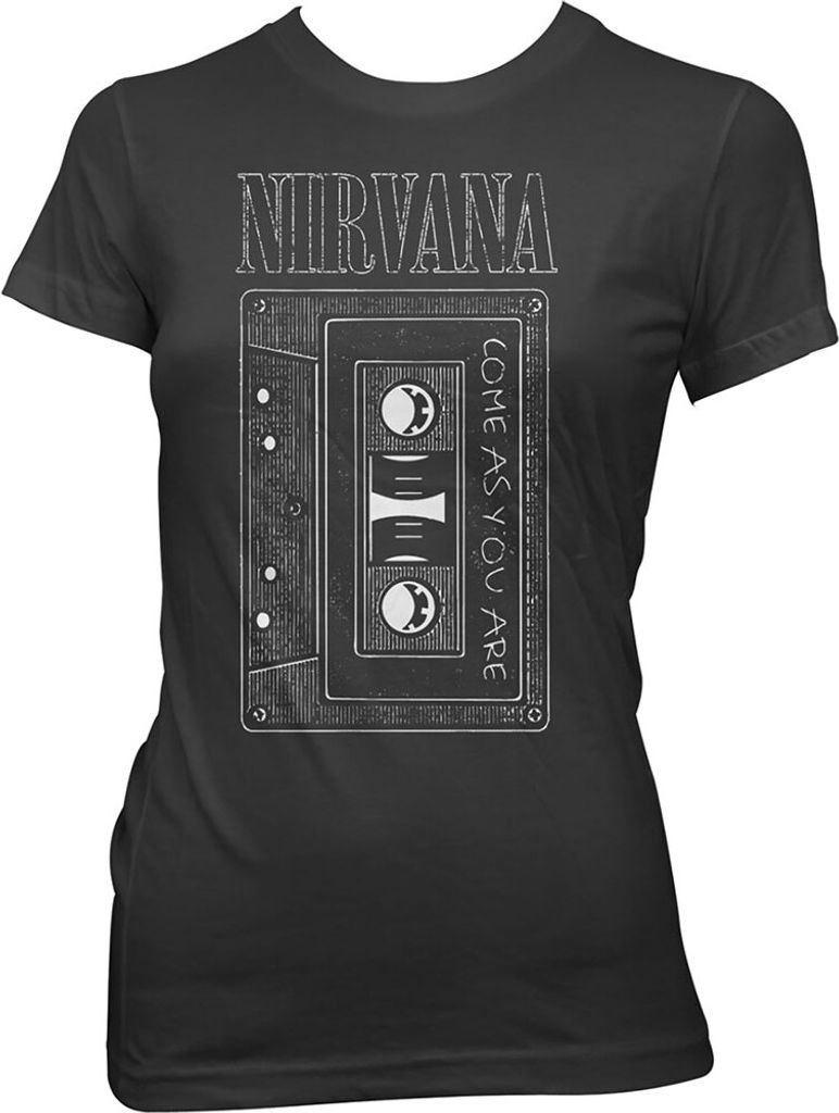 Nirvana As You Are Tape Black S Damen T-Shirt