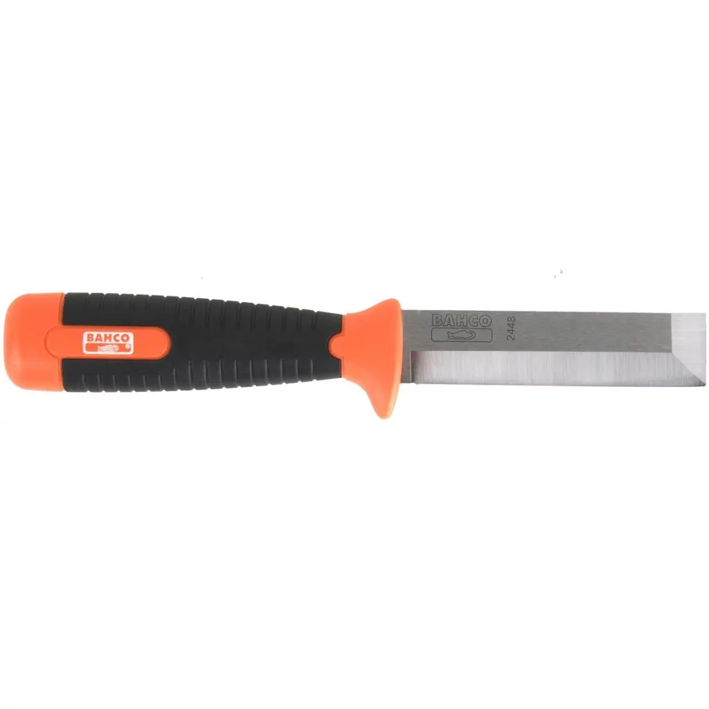 BAHCO Ciseau à bois 2448 de 231 mm - Outil robuste avec étui de ceinture