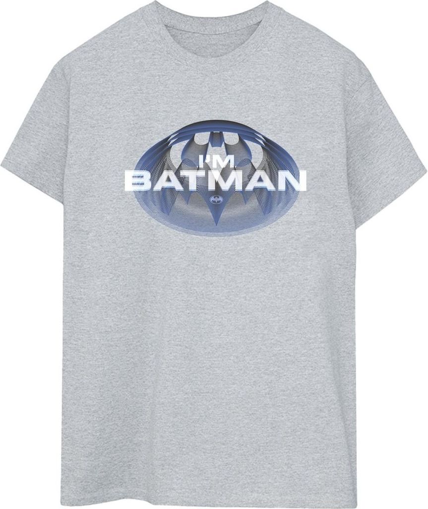 DC Comics - "I'm Batman" T-Shirt für Damen BI46550 (3XL) (Grau)