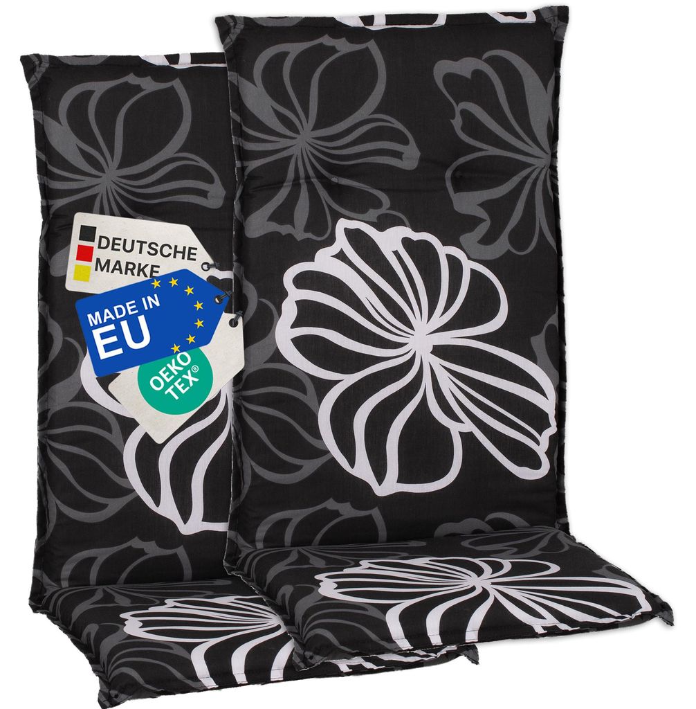 NYVI Gartenstuhl Auflagen Hochlehner 2er Set Barcelona - Produktbild 
