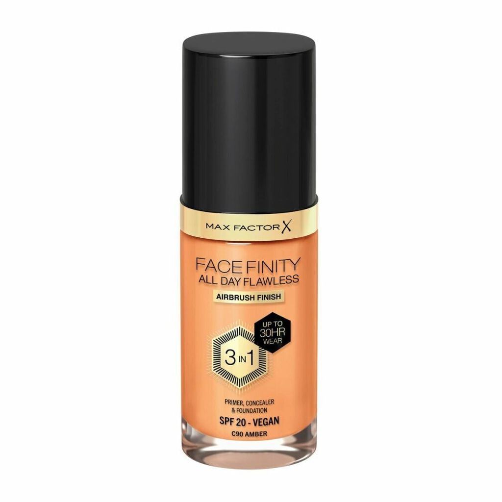 Max Factor Facefinity All Day Flawless 3 In 1 Foundation 90-Amber 30ml