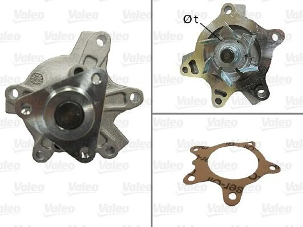 Pompe à eau Valeo PA8508 qualité OE pour Yaris Verso moteur 1.3 1.5