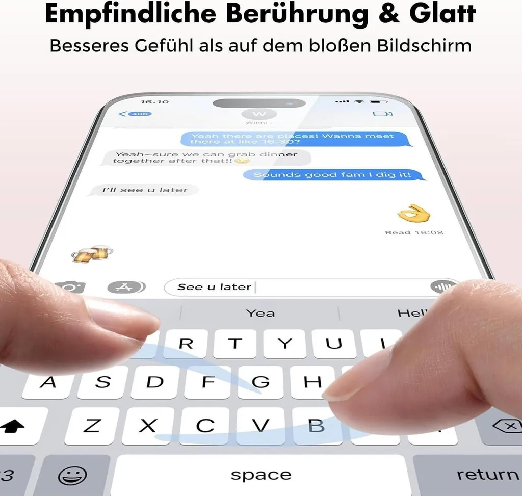 Salvaschermo iPhone 15 Vetro Blindato 9H - Pack 3 Salva Display - 5