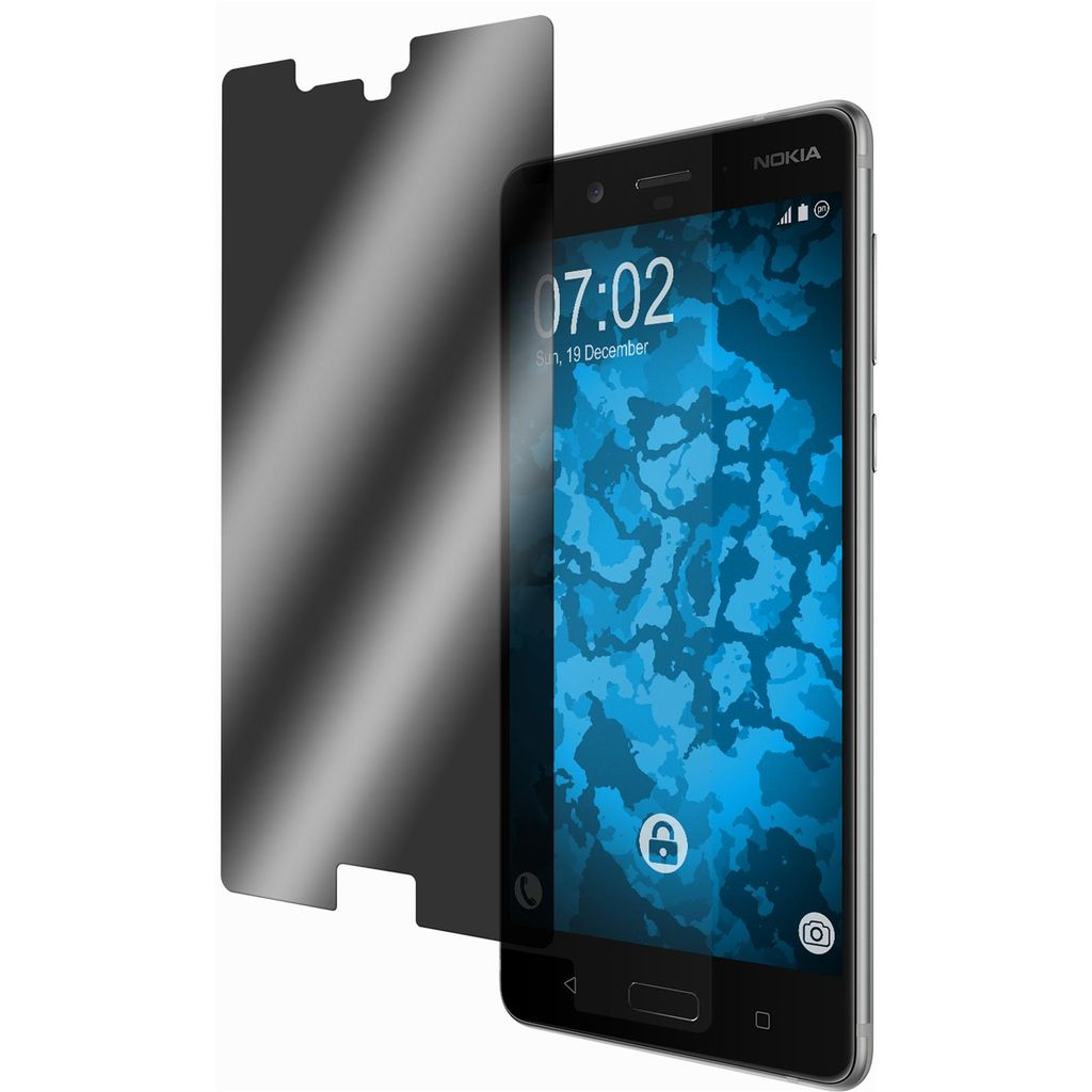 8er-Pack PhoneNatic Displayschutzfolien Privacy kompatibel mit Nokia 8