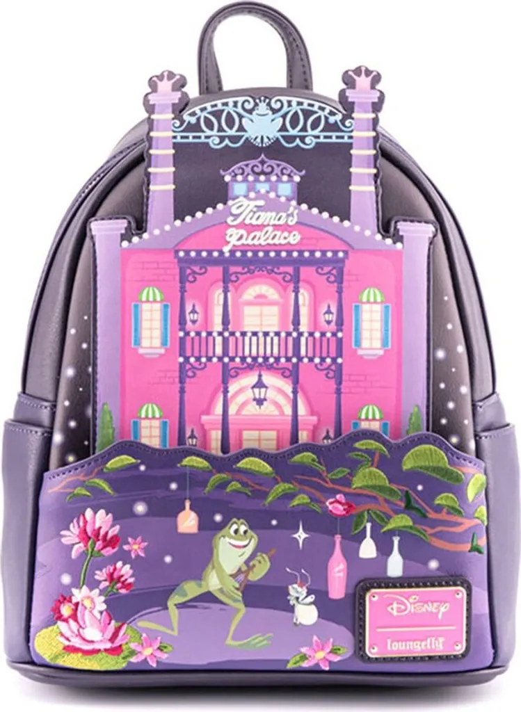 Mini Sac à Dos Loungefly Disney Princesse Tiana Palace The Frog 26cm