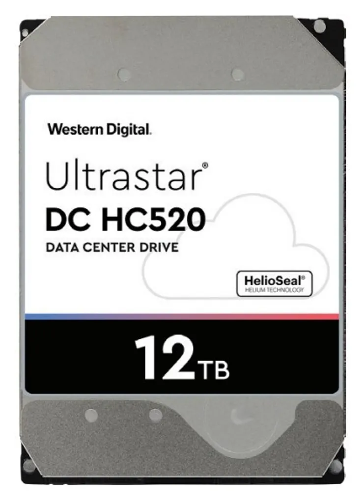 Western Digital Ultrastar DC HC520 12 To Disque Dur Externe 3,5 Pouces