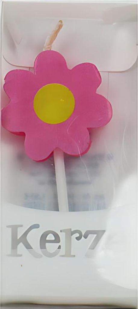 Figurenkerze Blume 8x3x1cm, Trötsch
