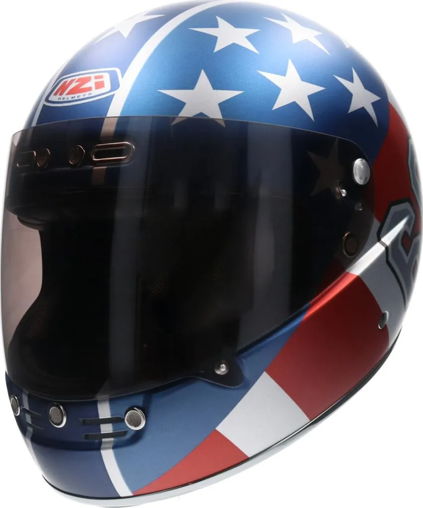 Casque NZI Street Track 3 United mat XS : confort et sécurité totale