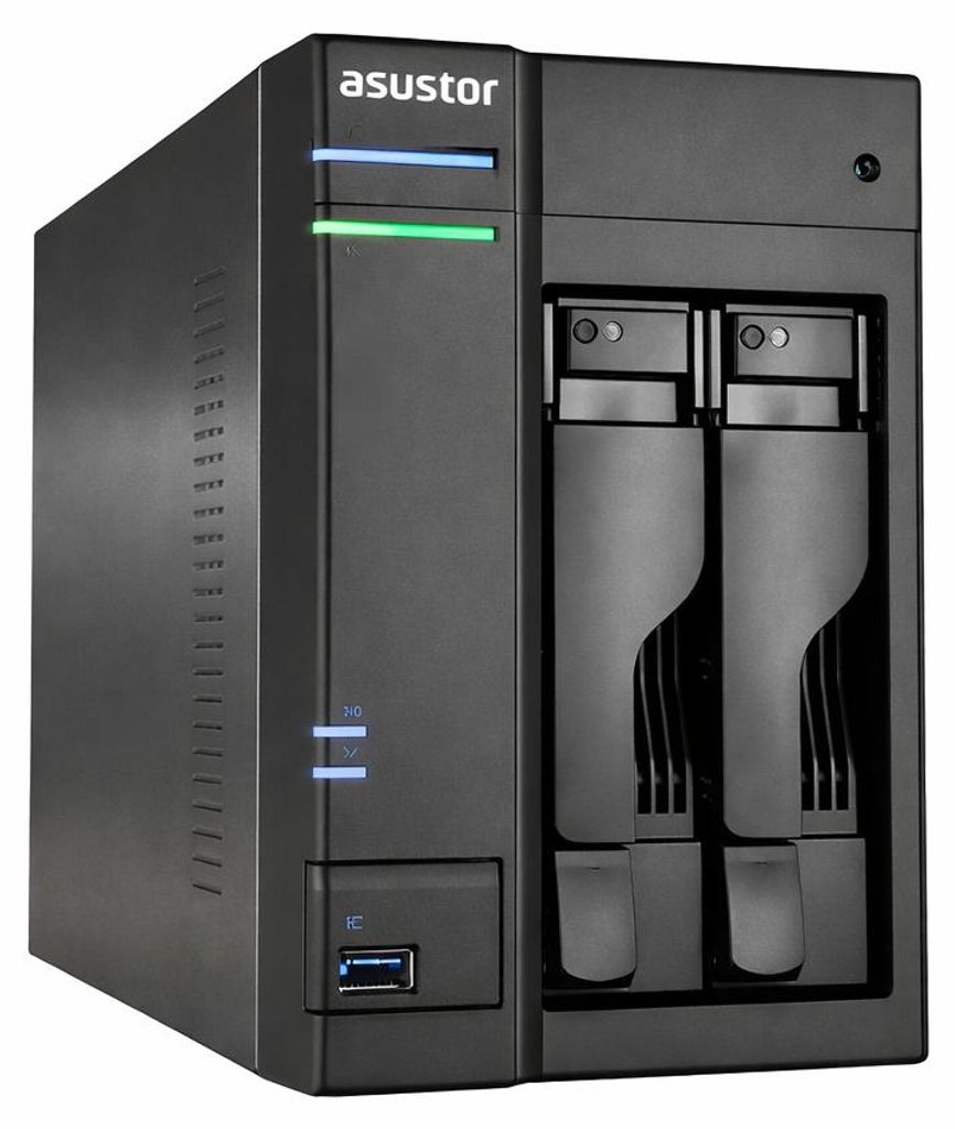 Asustor AS602T – gerät (NAS) mit 2 Festplatten à 1 TB Produktbild 