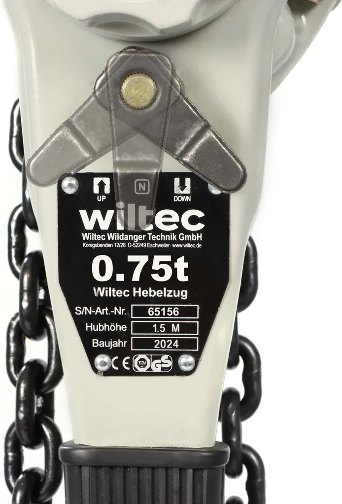 Palan à levier robuste VGP 0,75 t – Hauteur 1,5 m avec rotation de 360° - 7