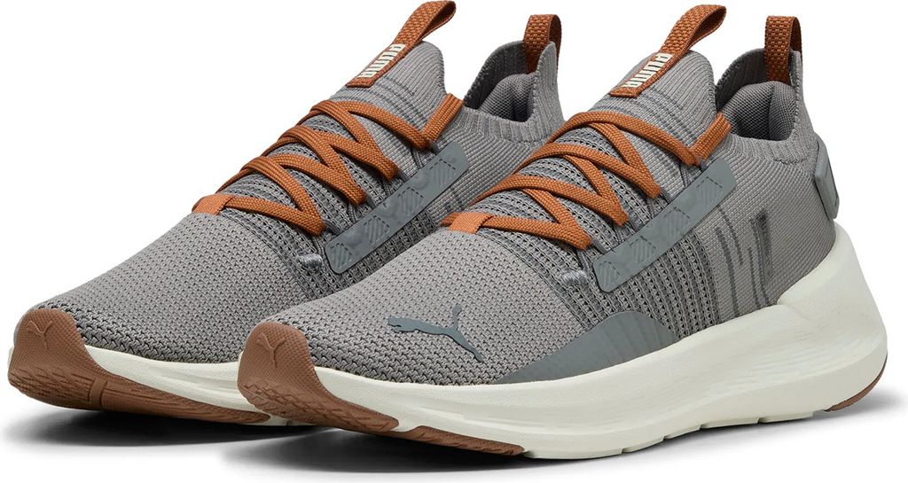 Puma Softride Symmetry Fuzion LS Unisex Sneaker Schuhe 311482 03 Grau, Schuhgröße:38.5 EU