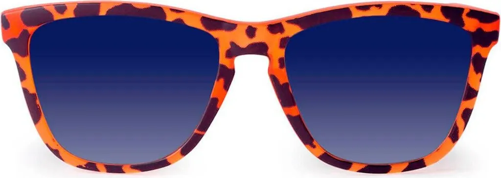 Occhiali Polarizzati Skull Rider Leopard Arancio per Sport e Tempo Libero