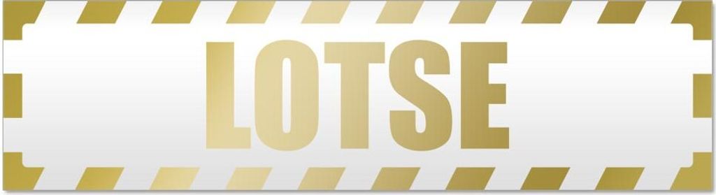 Lotse gestreift Magnetschild Schild magnetisch