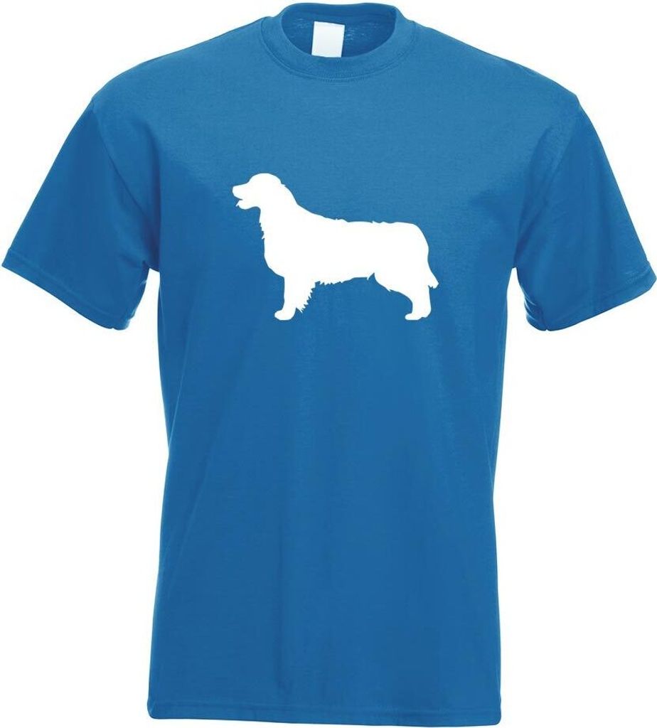 Kiwistar - T-Shirt - royal - Golden Retriever Hunderasse Motiv 2 Herren Funshirt Bedruckt Design Sprüche Spruch Motive - mit Motiv Bedruckt - Funs...
