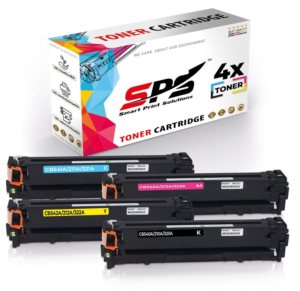 CB540A / 125A Toner Kompatibel für HP Color Laserjet CM 1013 MFP | Mehrfarbig