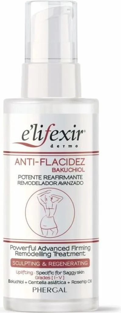 E'LIFEXIR Bakuchiol Huile Corps Anti-Âge et Raffermissante Flacon 100ml