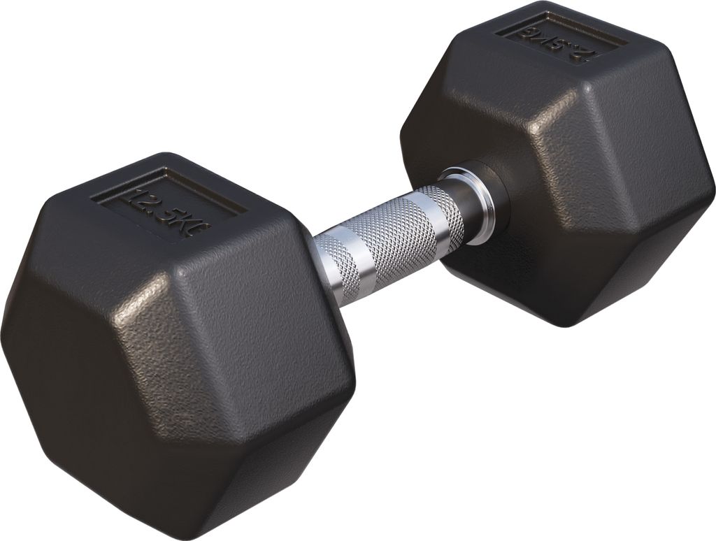 GORILLA SPORTS® Hexagon Kurzhanteln - 12,5kg Gewichte, Produktbild 