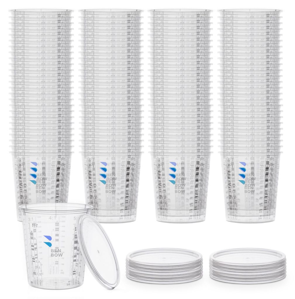 Benbow profesionální odměrka s víkem 50x 385ml s různými Obrázek produktu 
