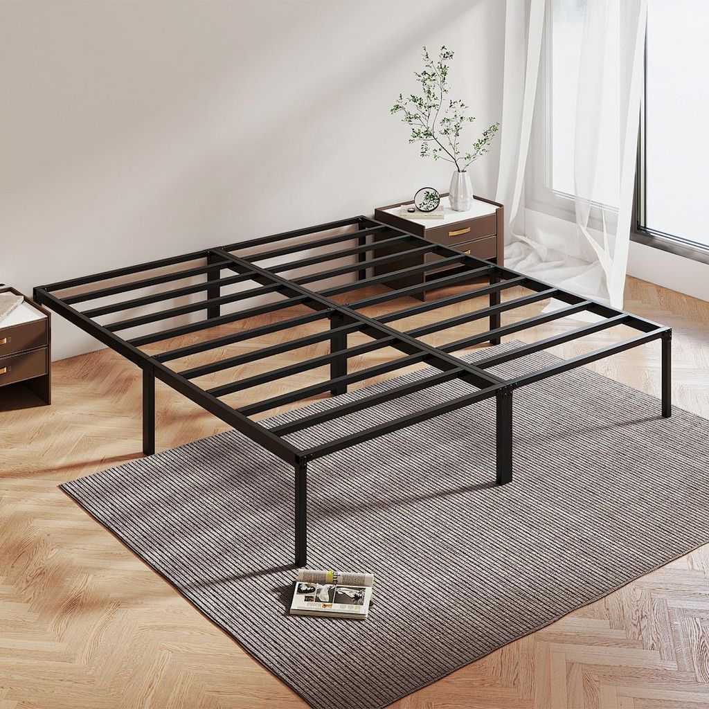 Vigevee Bettgestell Metallbett   90x200cm geräuscharm Produktbild 