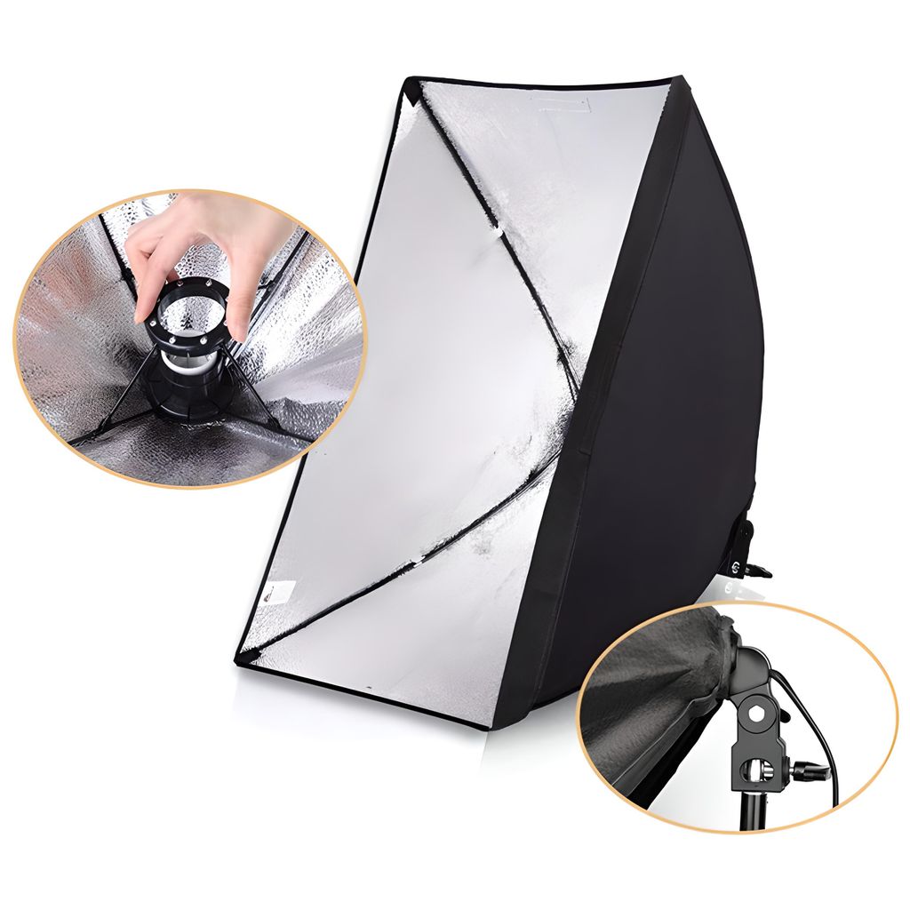 Sada pro fotografické studio Softbox se 2x 135W fotolampami Obrázek produktu 4