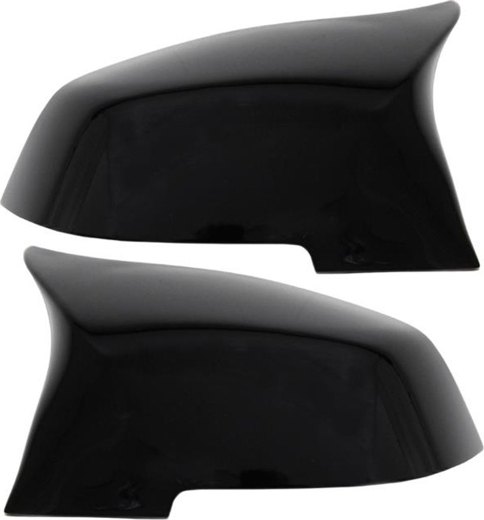 Satz Spiegelkappen Außenspiegelkappen SET Hochglanz Schwarz passend für BMW F20 F21 F22 F23 F30 F31 F87