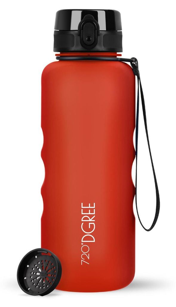 Gourde 720°DGREE uberBottle softTouch avec filtre, rouge Image du produit 