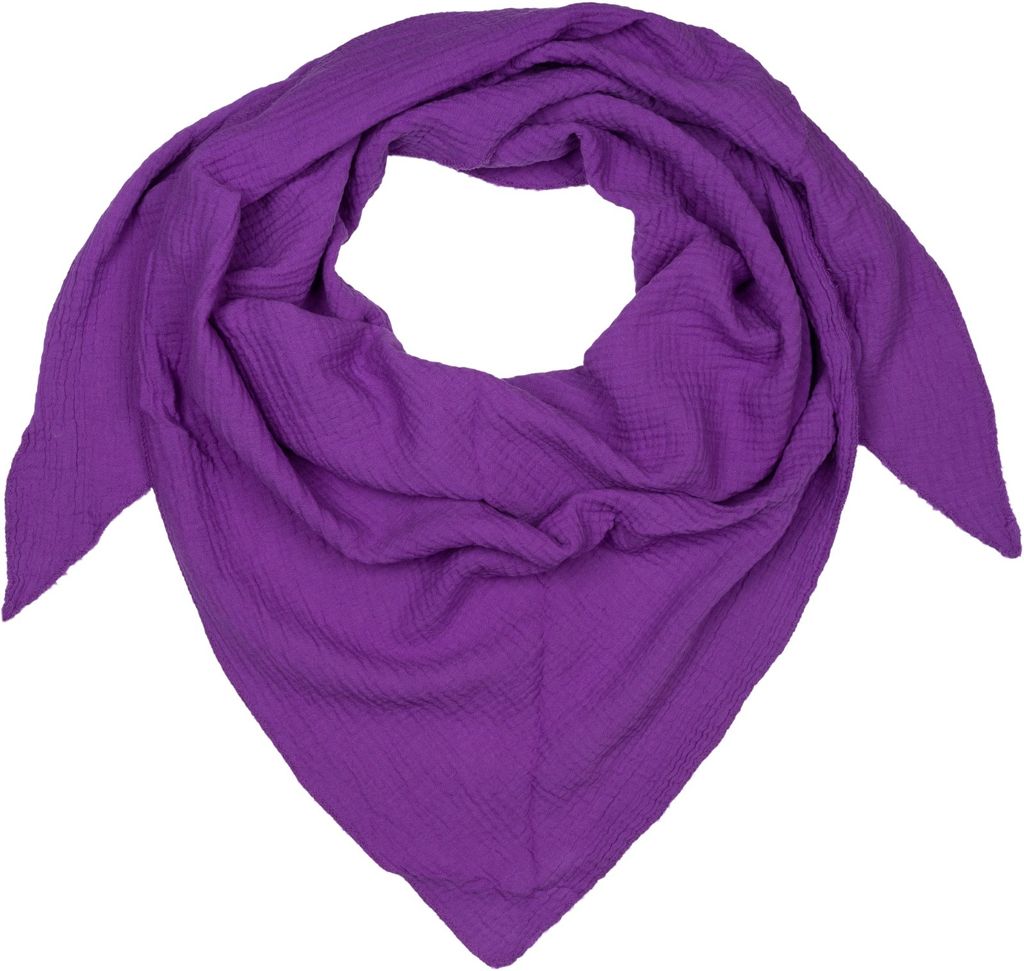 styleBREAKER Damen Musselin Dreieckstuch aus 100% Baumwolle | Weiches und leichtes Halstuch für Damen Unifarben | Stylisches Tuch für jede Jahres...