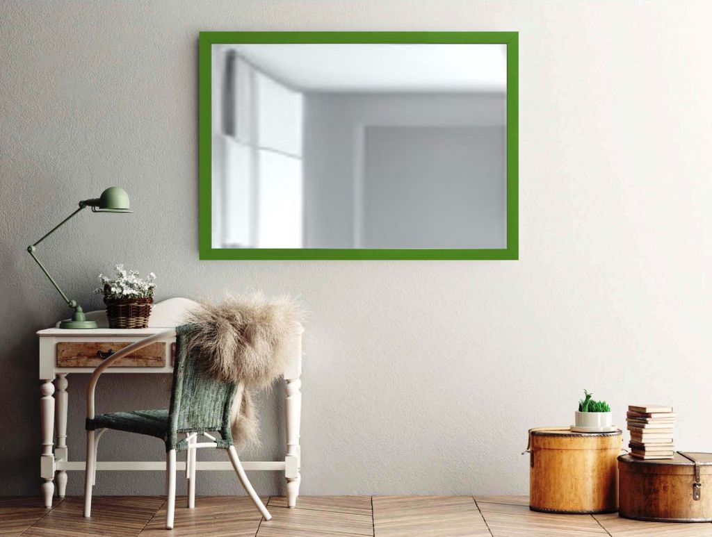 Zalena Rahmenspiegel PURO GRÜN 50 x 70 cm
