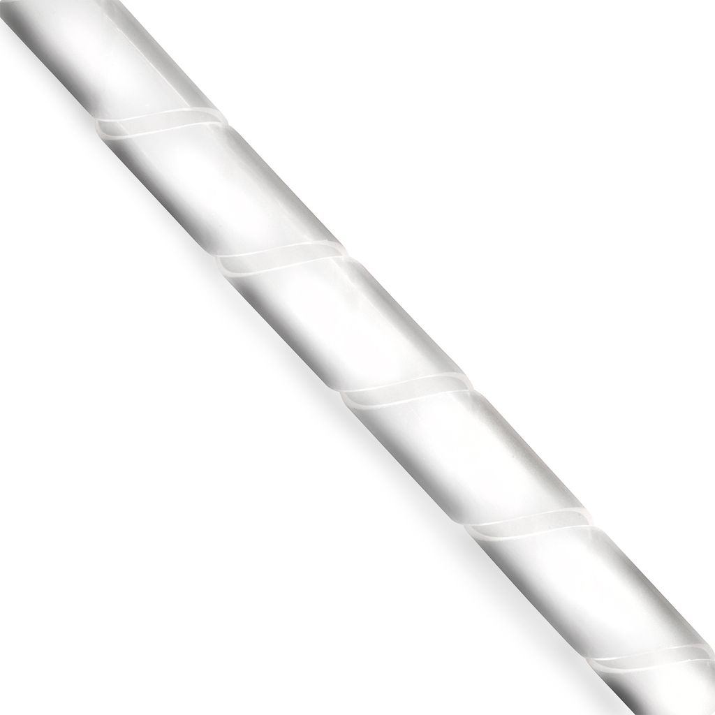 TPFNet Premium Spiral-Kabelschlauch 6-60mm, Weiß, 10m Produktbild 4