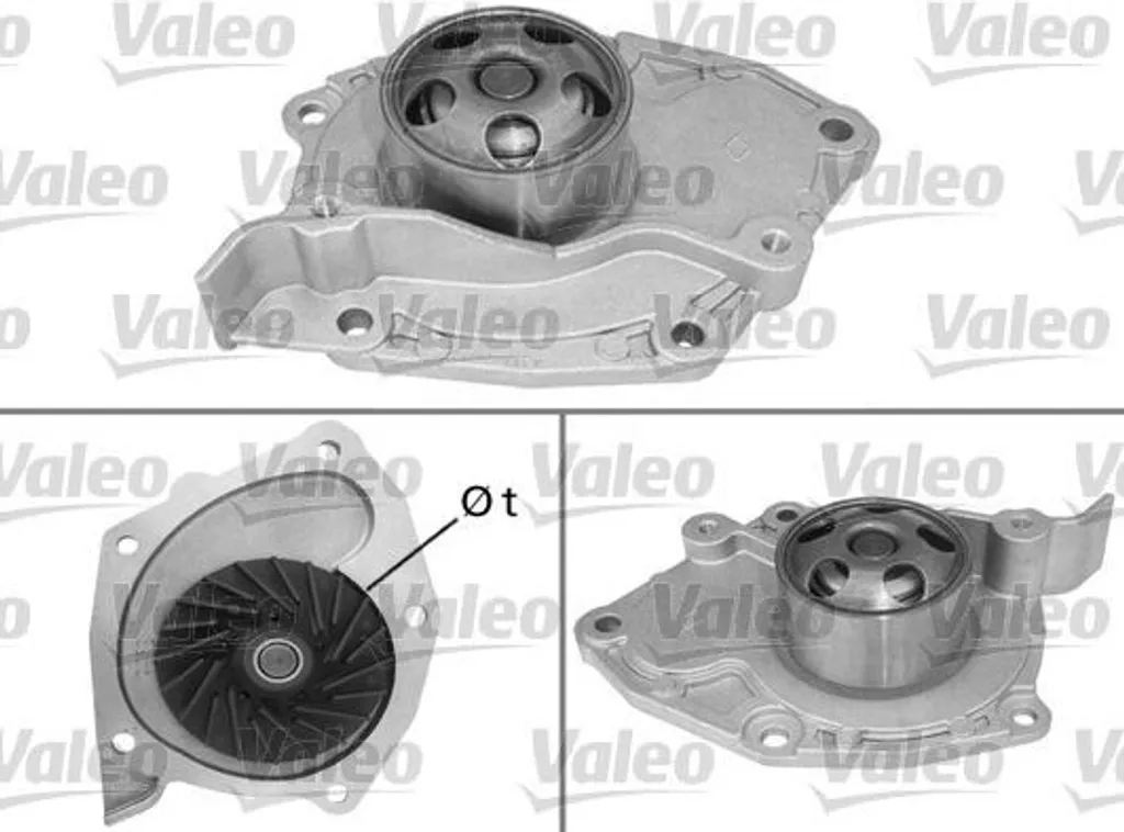 Pompe à eau Valeo PA10146 haute fiabilité pour Megane CC et Scenic 3