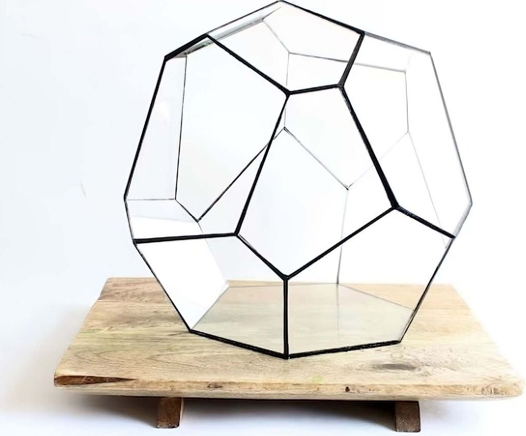 Geometrisches Terrarium - Cosmo - Vivarium - ↑ 31 x 29 x 29 cm (LxBxH) - Glas