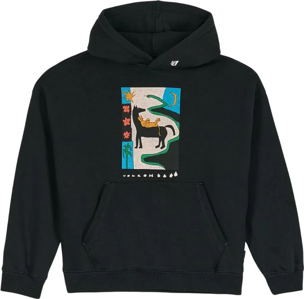 Hoodie Volcom Watanite PO Noir M : Confort Durable et Coupe Parfaite