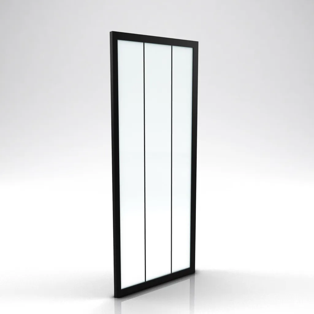 Paroi de retour pour douche en angle 80x200 cm série CRUSHX Fixe