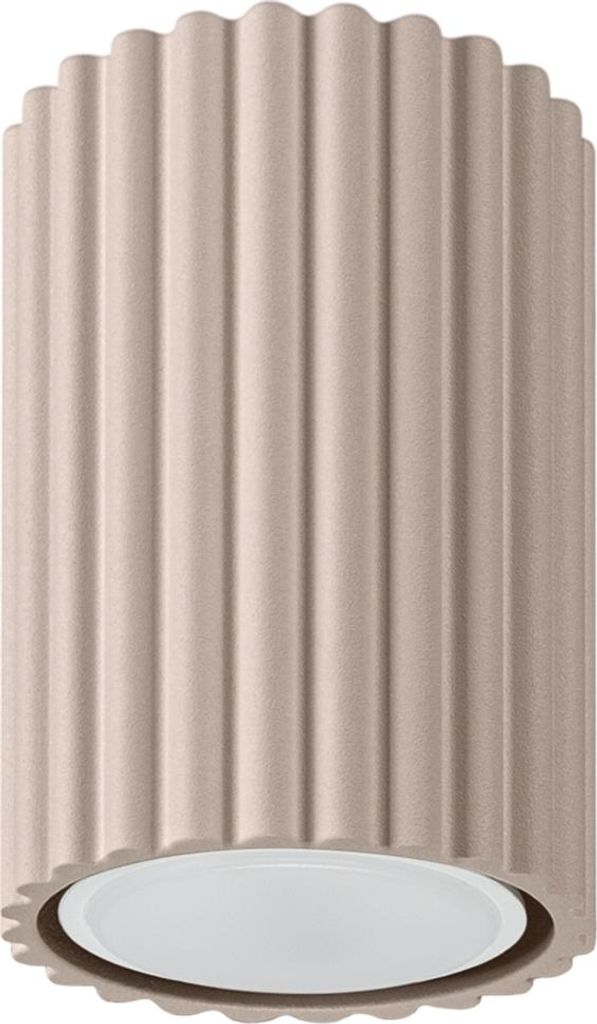 Plafond KARBON 10 taupe 1xGU10 10W Aluminium 10x6.5x6.5cm Sollux Lighting