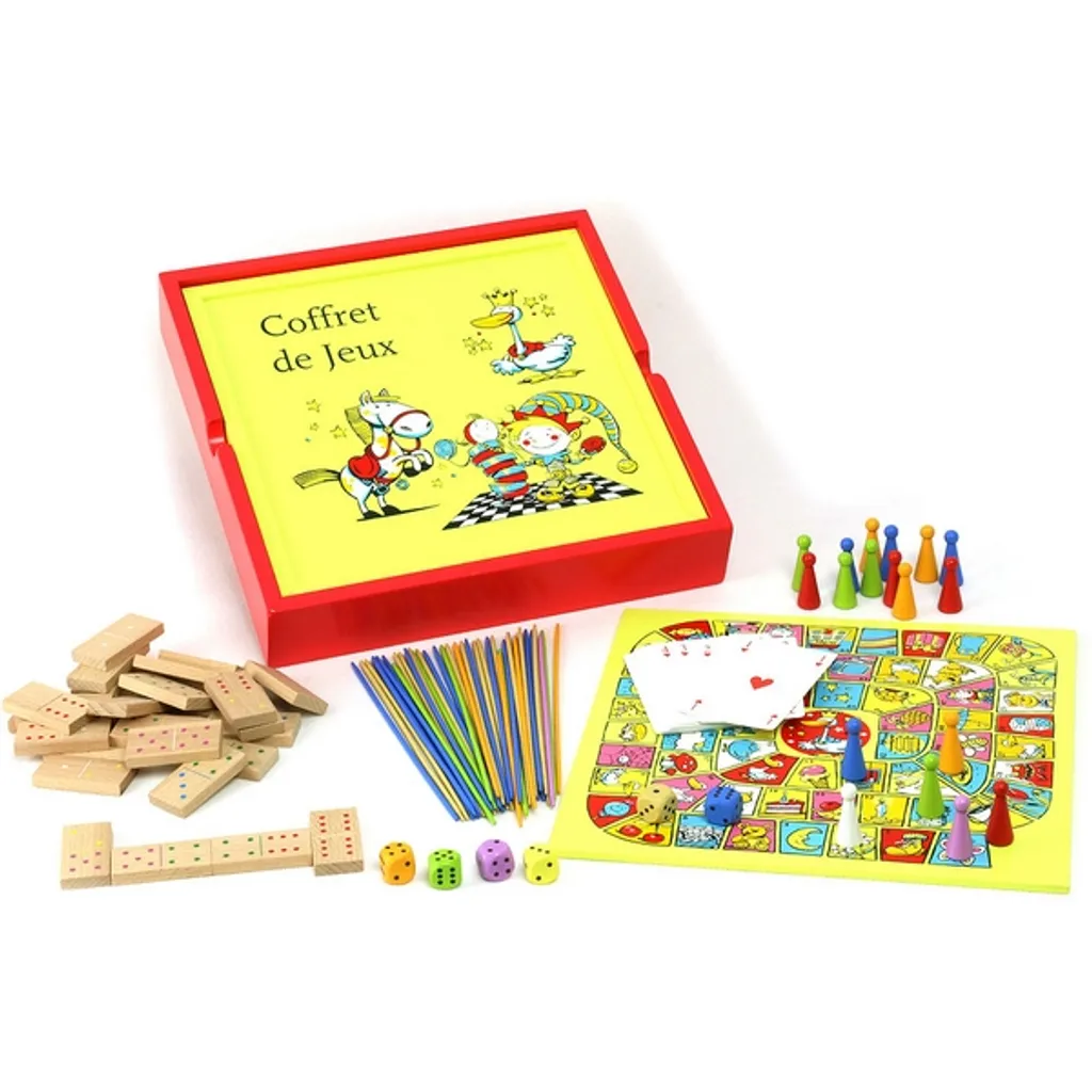 Jeujura Jeu de Boxe Hilarant - Jeu d'Adresse en Bois pour Enfants