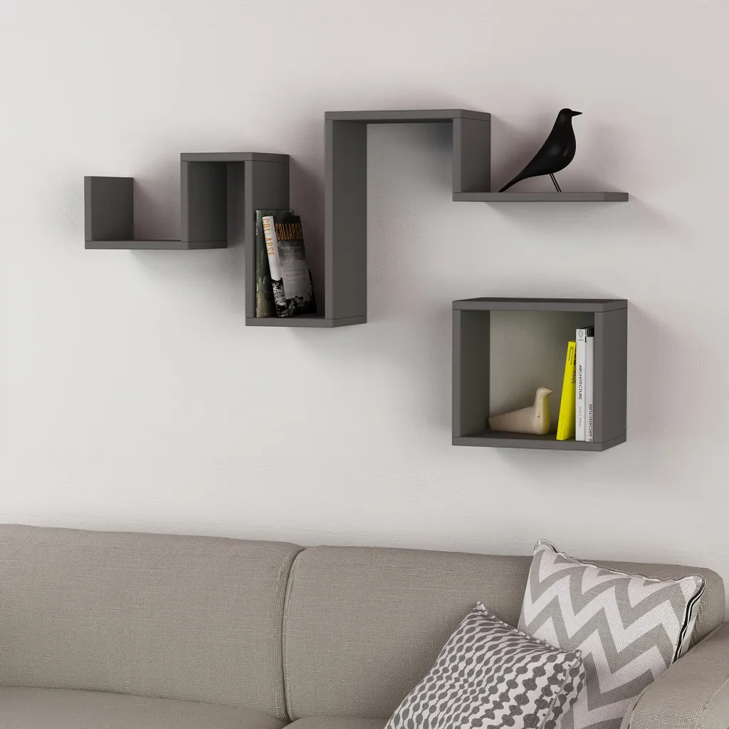 Skye Decor Follow-Follow Mensola Antracite | Organizza il tuo Space