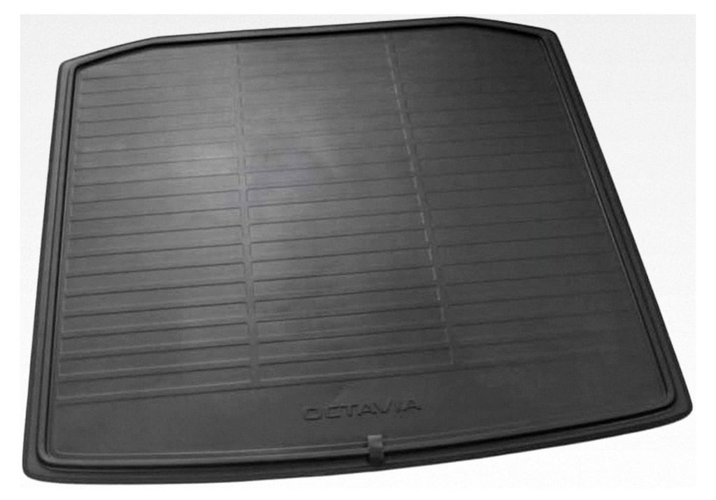 Kofferraumwendematte mit Octavia Schriftzug, nur für Combi und variablen Ladeboden, nicht für Hybrid