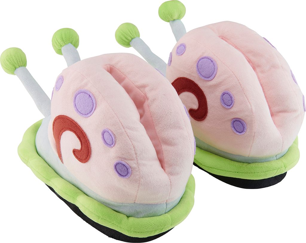 SpongeBob Schwammkopf Hausschuhe 3D Gary Plüsch Slipper Produktbild 3