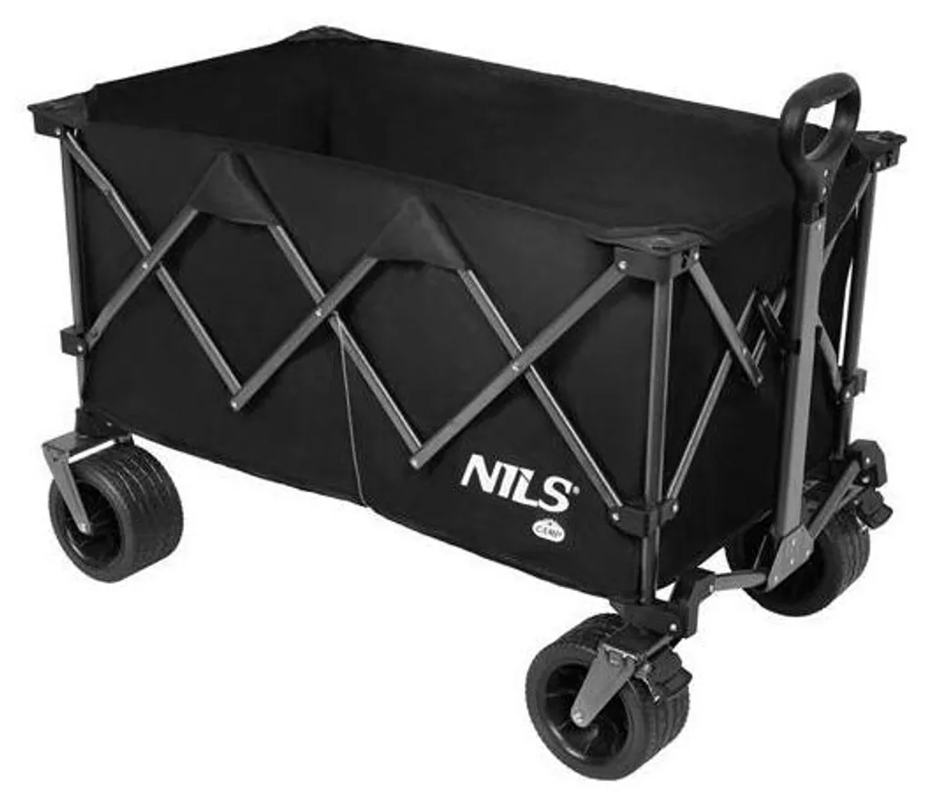 Remorque de camping XXL NILS Camp NC2604 Noire - Habitat mobile spacieux