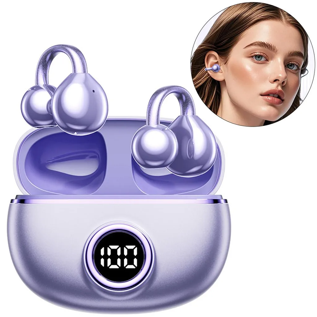 Offene Kopfhörer,AI Smart Echtzeit-Übersetzung,LED-Display,lange Akkulaufzeit,360°Umgebungswahrnehmung,ideal für Läufer,Radfahrer und Outdoor-Sportler