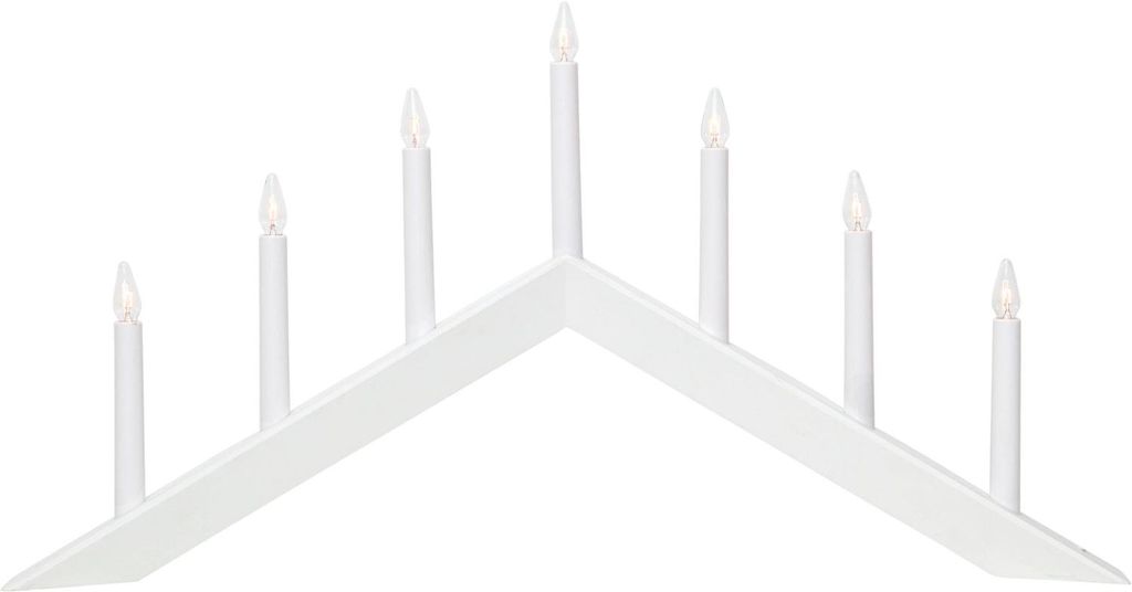 Fensterleuchter 'Arrow', 7-flammig, weiß