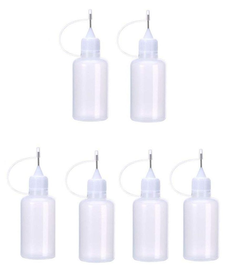 6 stuks, 30 ml, lijmflessen met spuitmond, voor Productafbeelding 