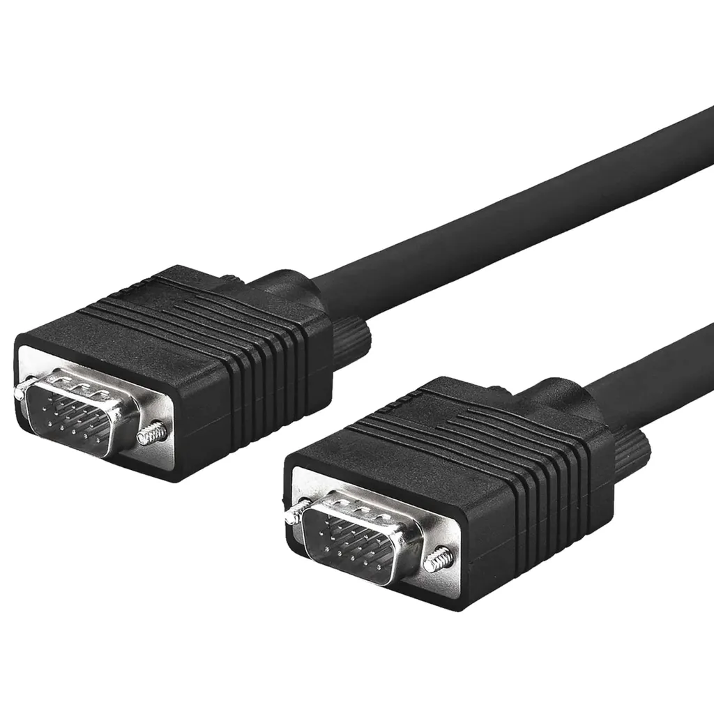 Cavo Video VGA MicroConnect Nero - Nuovo Modello Alta Risoluzione