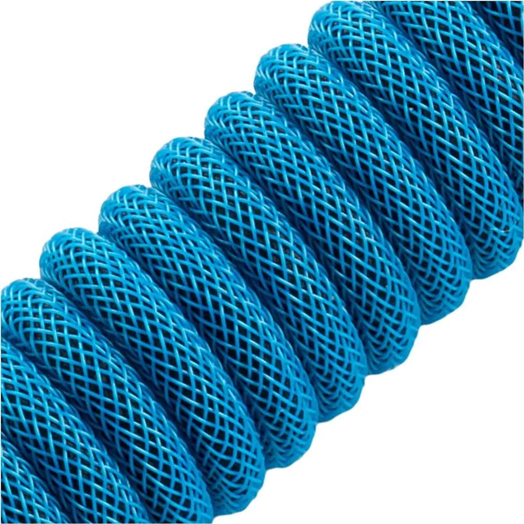 Câble Keyboard Cable Pro Coiled Spectrum Blue avec Gaine Tressée Pro