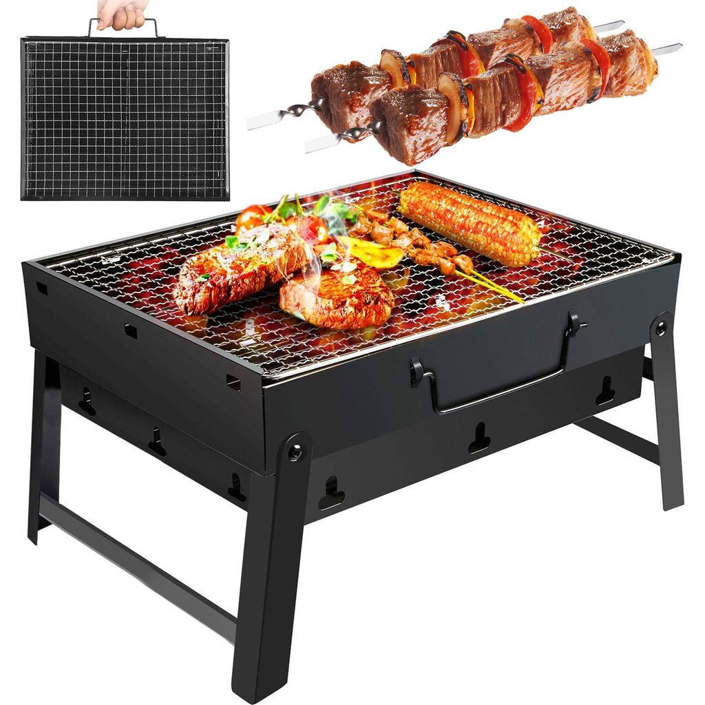 Extralink Grill Portatile, Acciaio Inox, Compatto, per Immagine del prodotto 