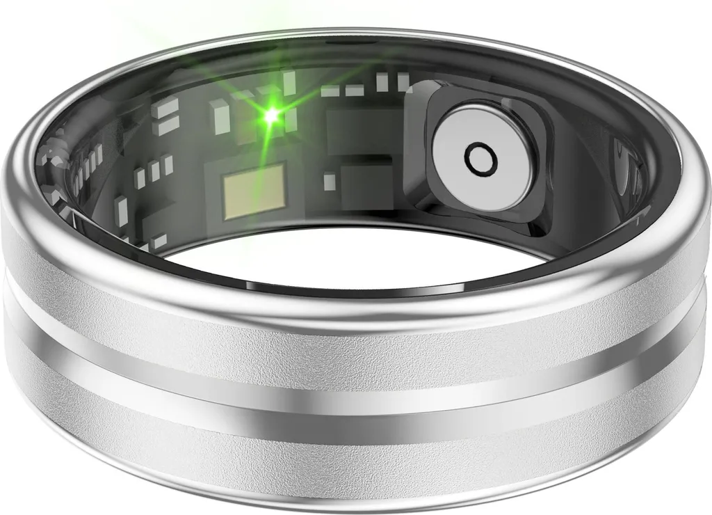 INF Smart Ring Argento 9: Analisi Biometrica Avanzata e IP68