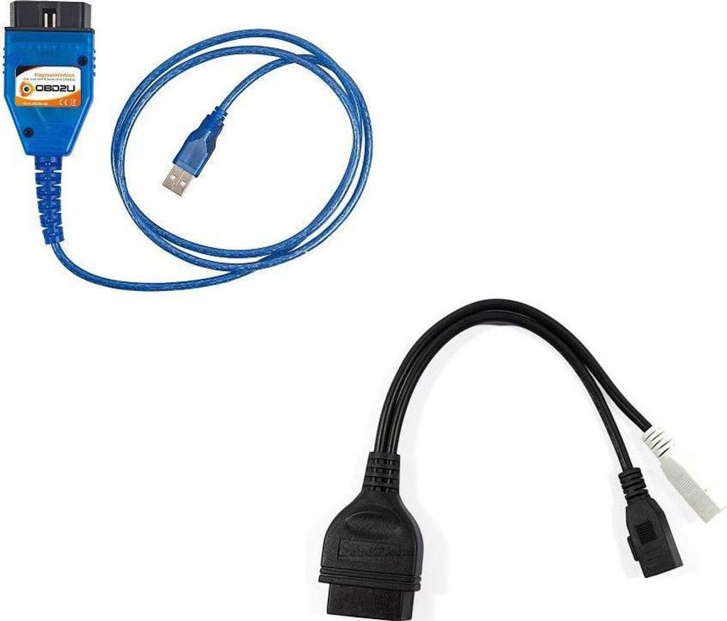 KKL USB OBD Diagnose Gerät 2x2 Adapter Scanner Löschen für VW Audi Seat Skoda