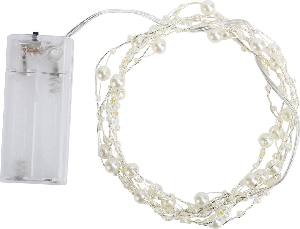 String LED Imitation Pearl Lights Wire Fairy für Möbel/Bett/Fenster/Treppe