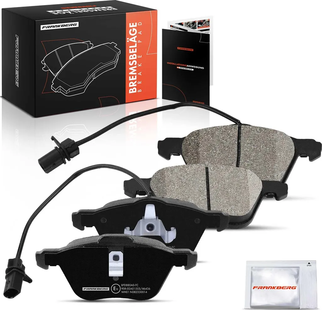 Jeu de Plaquettes de Frein Essieu Avant pour Ford Galaxy et Seat Alhambra