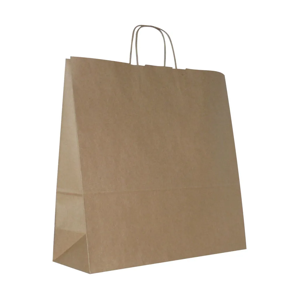 Sacchetto di carta 40 x 14 x 40 cm, 200 pezzi beige AWIH
